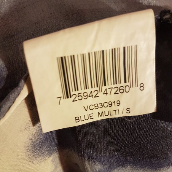 BCBGMAXAZRIA Multicolor Watercolor Print Drape Silk Mini Skirt S 4 2 0 15 in. - Picture 14 of 16